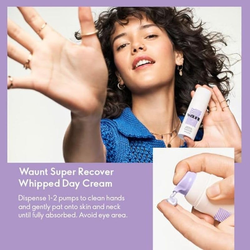 Oriflame Oriflame WAUNT Super Recover Whipped Day Cream Instant Priming Blurring Strengthens Skin Barrier LongLasting Hydration Soothing Suitable for All Skin Tones 50 ml - Image 5