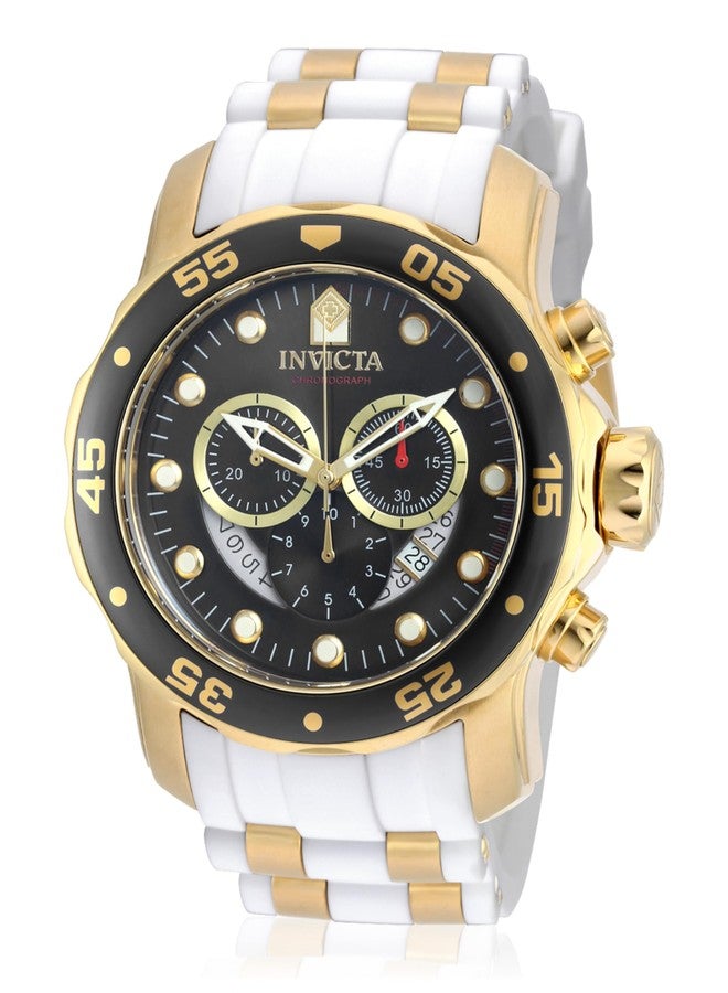 Invicta Men's Pro Diver Stainless Steel Quartz Watch with Silicone Strap, White, 1 (Model: 20289) - Image 1