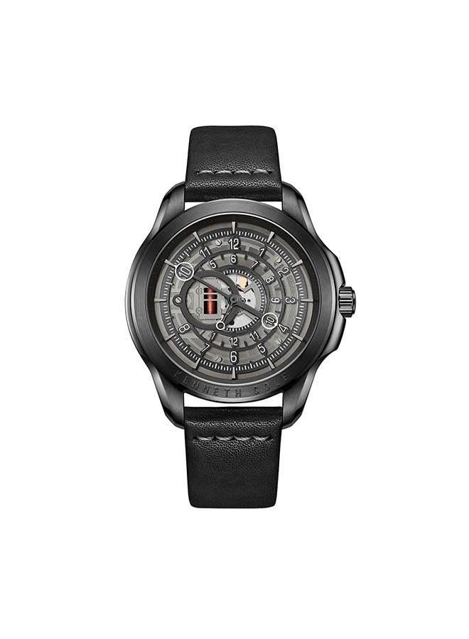 Kenneth Cole New York ساعة أنالوج كوارتز فضية بقطر 44 مم للرجال كلاسيكية عصرية - Image 1