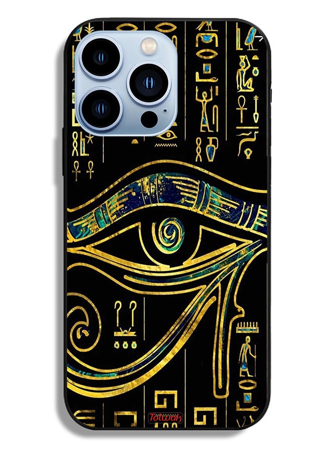 Tolwak Apple iPhone 13 Pro Protective Case Eye Artwork - Image 2