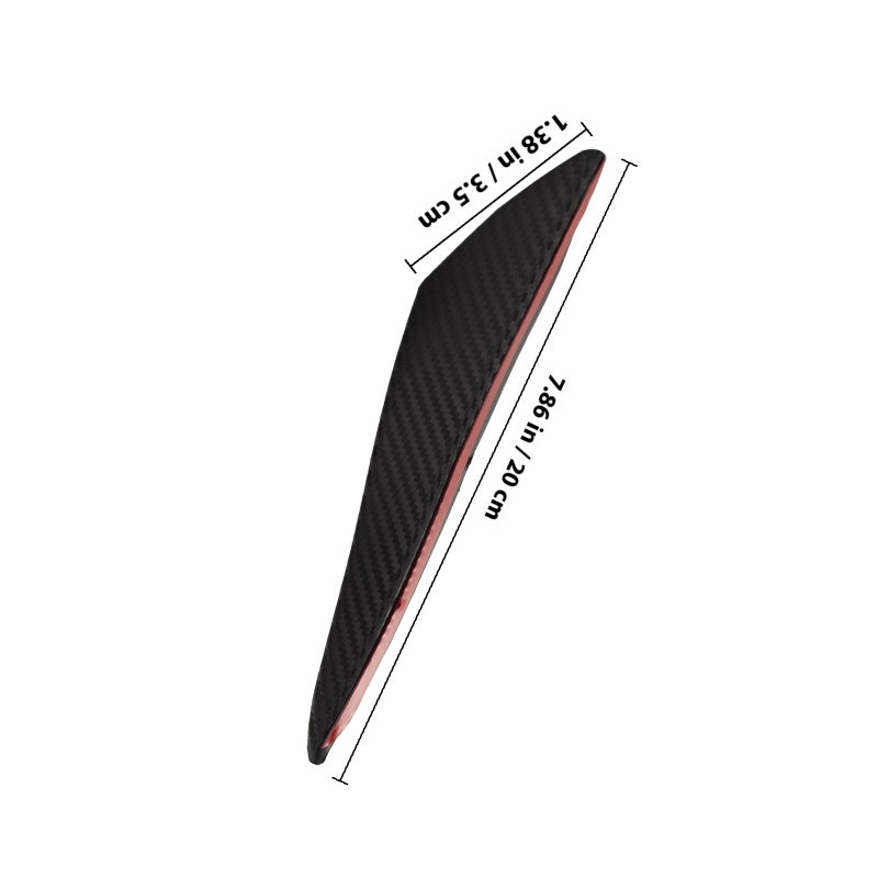 6pcs Car Front Bumper Vehicle Front Spoiler Decorations Car Modification Supplies - Image 2