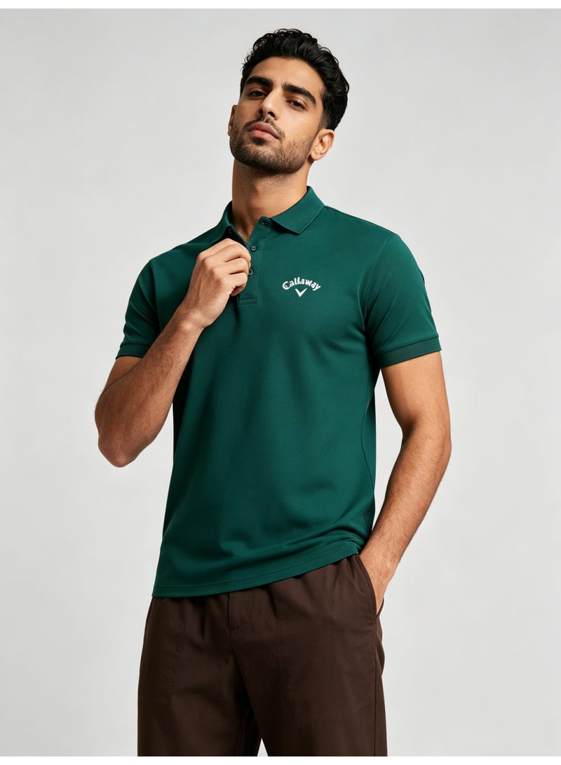 Callaway golf quick-drying short-sleeved Polo shirt men's summer breathable sports lapel casual shirt - Image 1