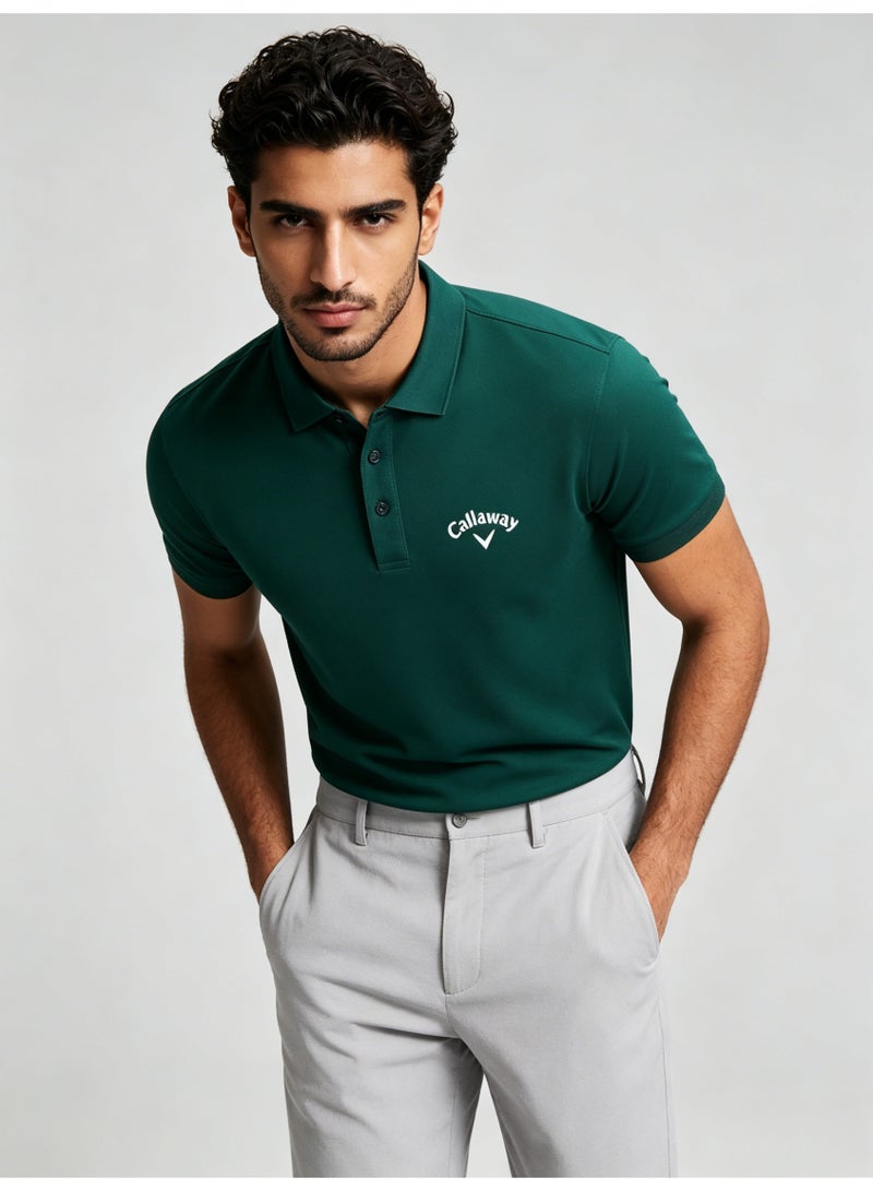 Callaway golf quick-drying short-sleeved Polo shirt men's summer breathable sports lapel casual shirt - Image 5