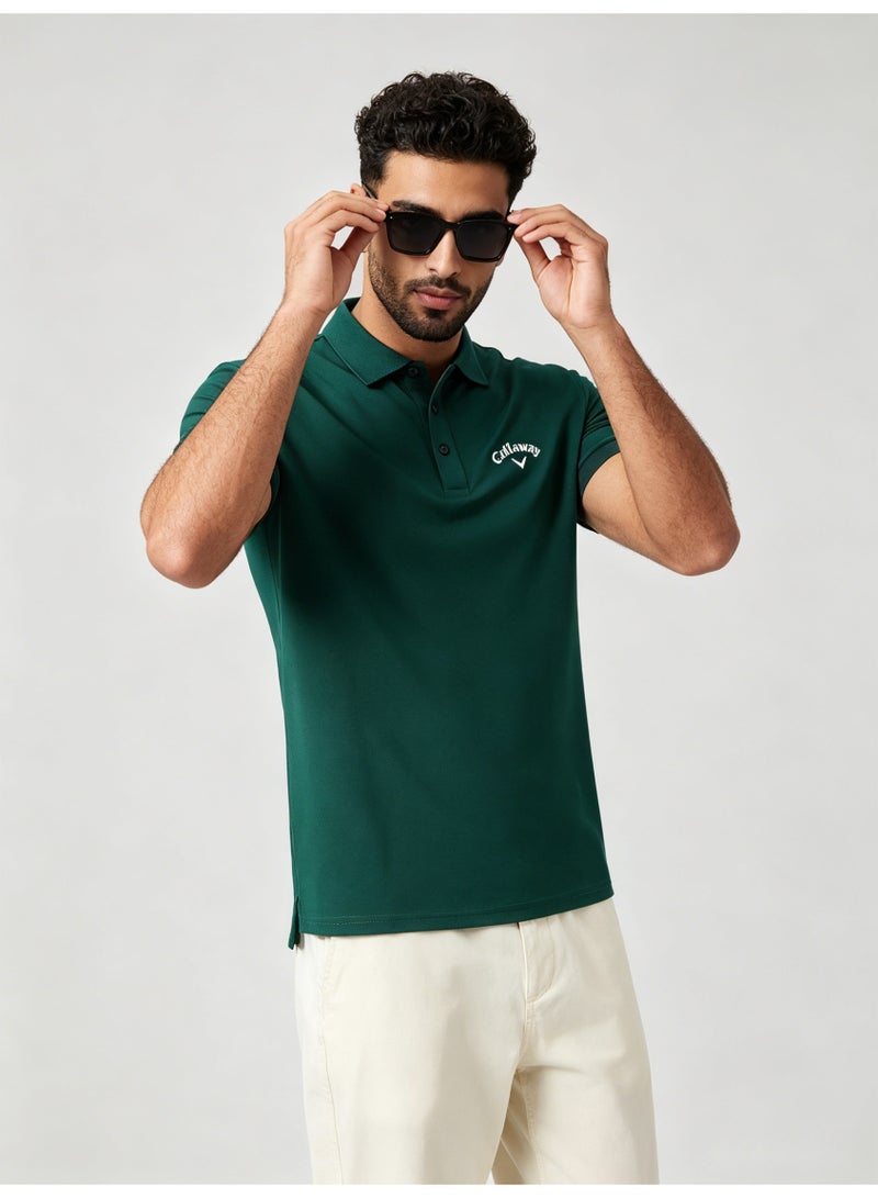 Callaway golf quick-drying short-sleeved Polo shirt men's summer breathable sports lapel casual shirt - Image 4