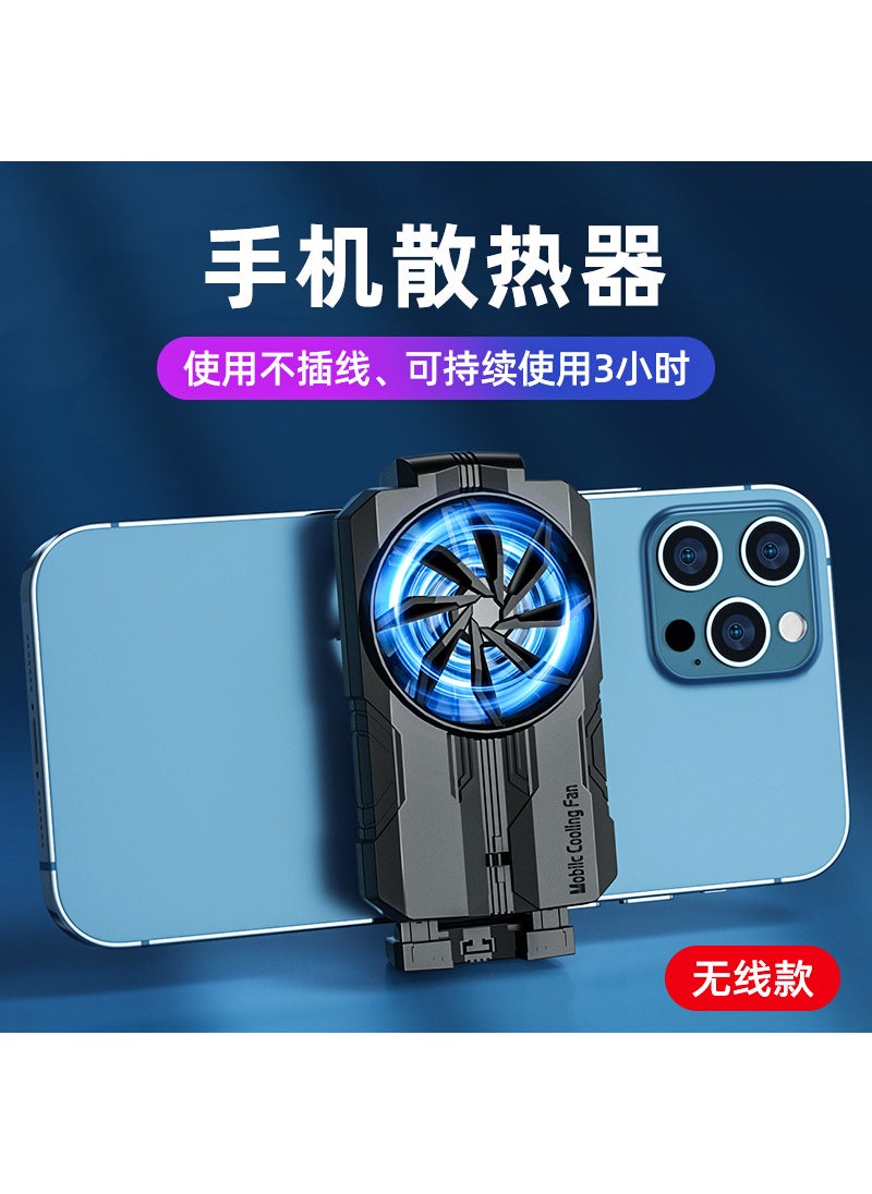 Generic Factory Direct Cooling Fan Turbo for Gaming Phones JS-03 [Charging] Black 