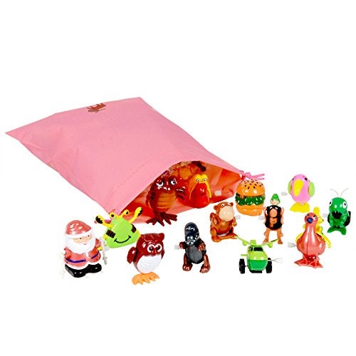 Nunkitoy Wind Up Toy,28 Pack Assorted Clockwork Toy Set, Wind Up Animal Party Favors Toy Great Gift for Boys Girls Kids Toddlers(Contents and Color May Vary) - Image 2
