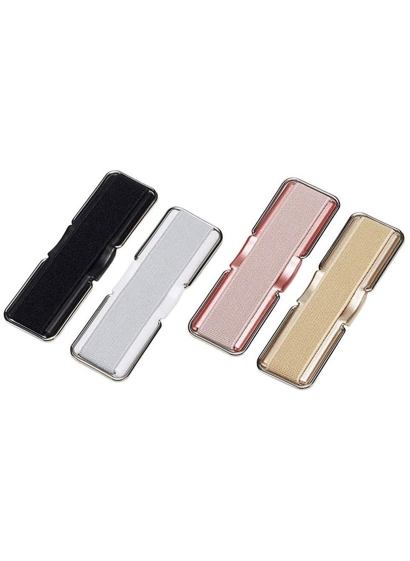 4pcs Elastic Finger Mount for Phone Mobile Phone Grip Holder for Smartphones Tablets (Random Color) - Image 1