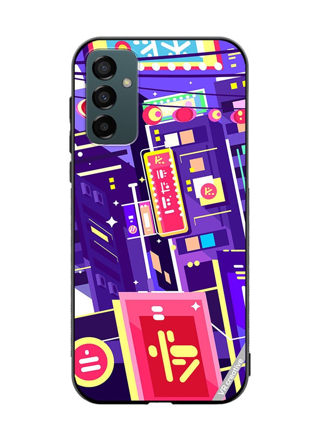 VR CREATIVE Protective Case Cover For Samsung Galaxy M23 Evening Chinesse City Design Multicolour - Image 1
