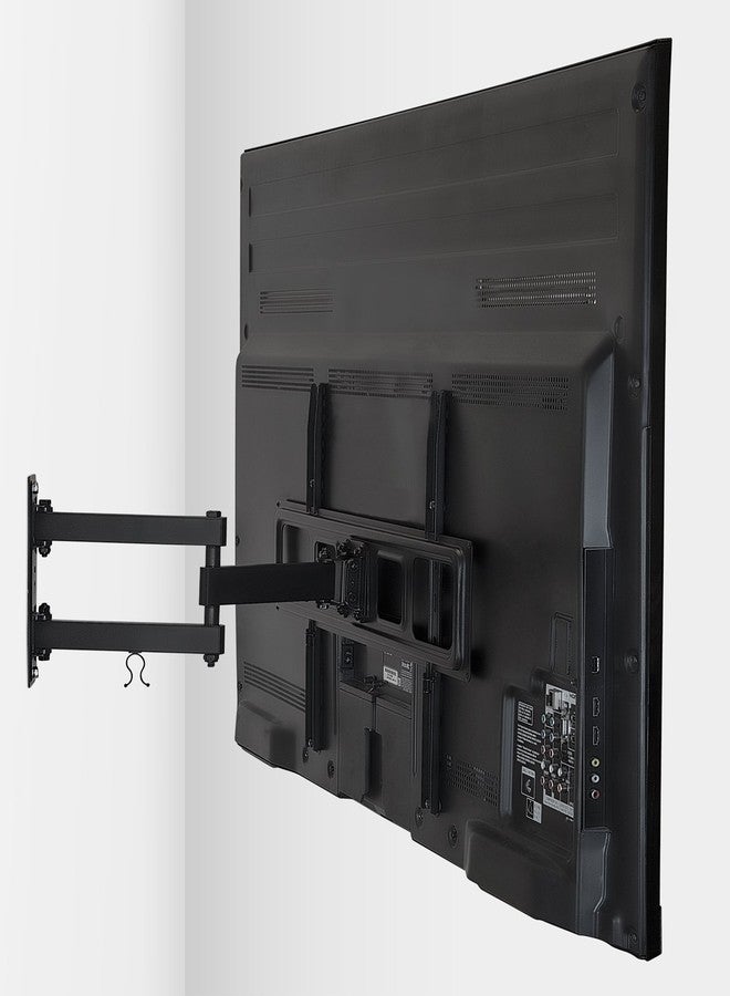 Mount-It! Full Motion TV Wall Mount | Single Stud Installation | Swivel, Tilt & 17” Extension | Single Arm Bracket for 37-70 Inch TVs | Heavy-Duty Steel | Fits VESA 100x100-600x400 | 77 lbs Capacity - Image 3