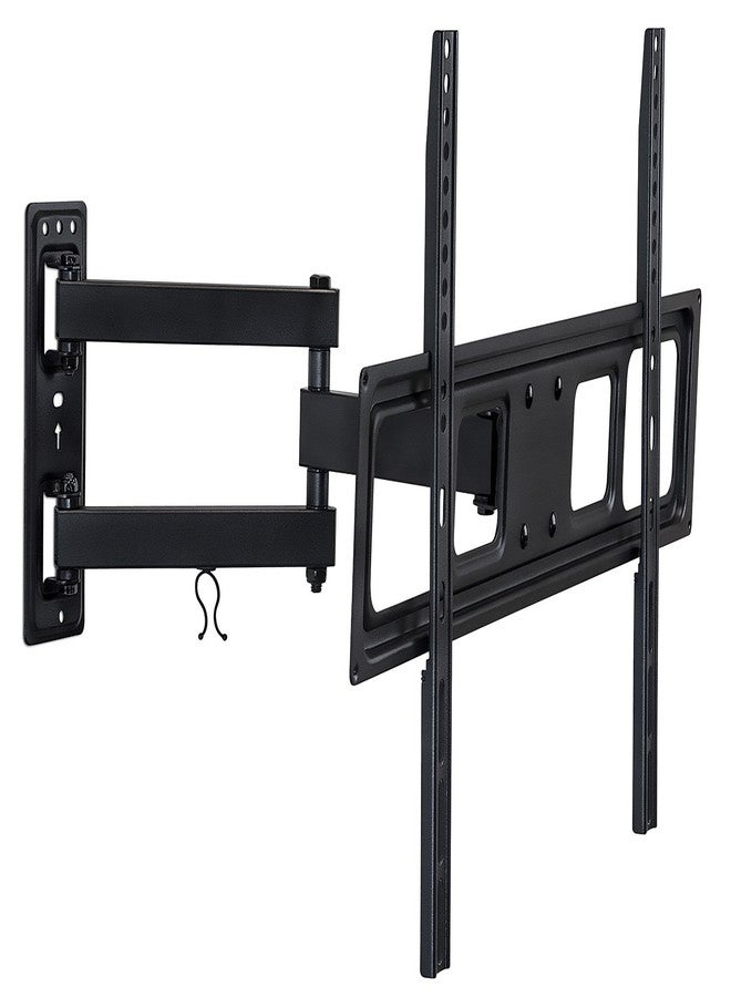 Mount-It! Full Motion TV Wall Mount | Single Stud Installation | Swivel, Tilt & 17” Extension | Single Arm Bracket for 37-70 Inch TVs | Heavy-Duty Steel | Fits VESA 100x100-600x400 | 77 lbs Capacity - Image 1
