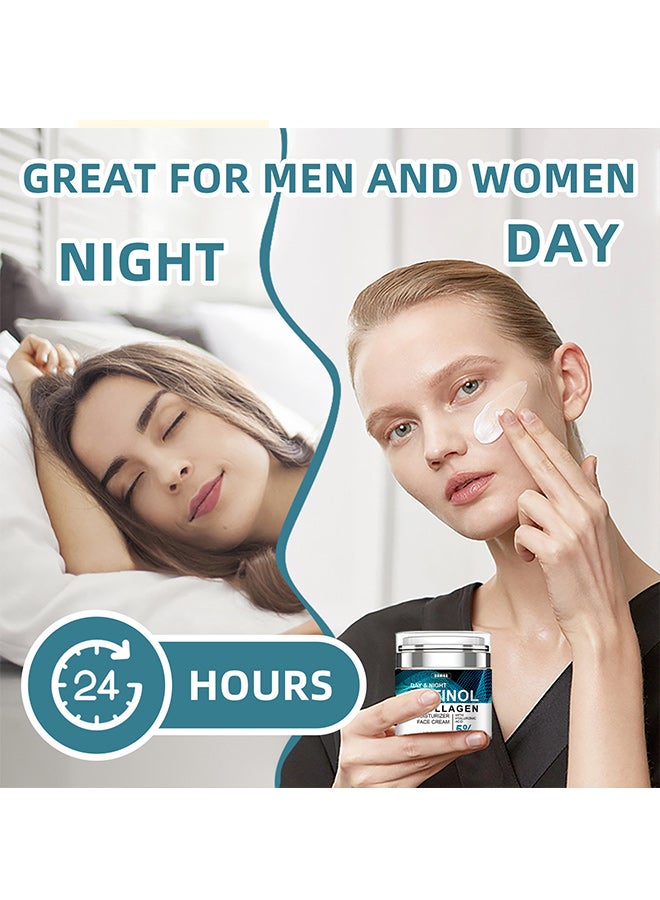 سوماكس كريم ريتينول للوجه، تبييض البشرة، مضاد للشيخوخة، مؤكسد، يقلل من الخطوط الدقيقة، شد البشرة، تبييض البشرة، مضاد للشيخوخة، كريم مرطب لشد البشرة - Image 4