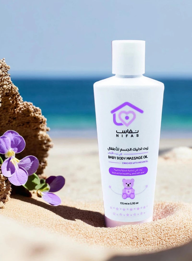 Nifas Nifas Baby Body Massage Oil Enriched With Argan Oil  - Image 2