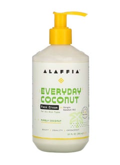Alaffia Coconut Daily Face Cream 354 ml  - Image 1