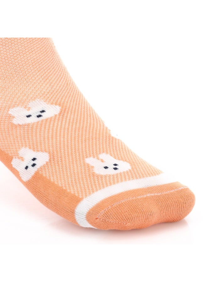 REDCOTTON Pastel Orange Colored Socks – Soft Touch & Cheerful Colors for Every Day - Image 1
