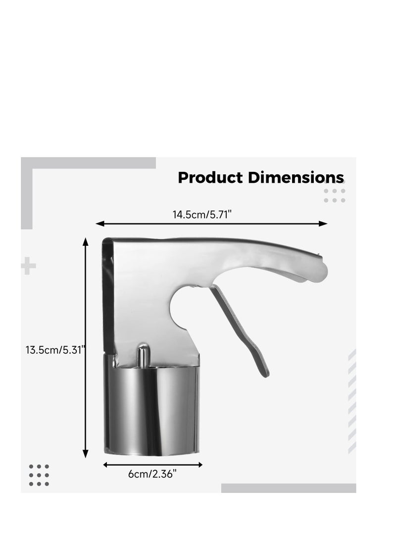 Excefore - Ice Cream Scooper, Easy-to-Release Ice Cream Scoop, Stainless Steel Big Volume Scoop, Trigger Scoop for Old-Fashion Style Nostalgic Ice Creams Cylindrical Ice Cream - Image 1