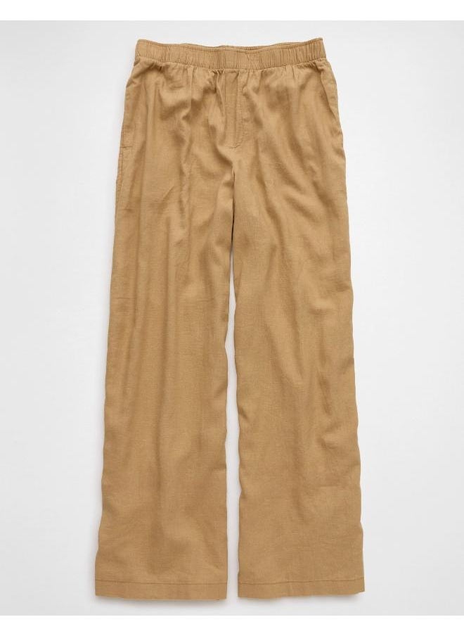 American Eagle AE Weekend Vibes Linen-Blend Pull-On Pant  - Image 4
