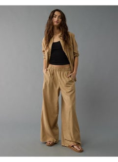 American Eagle AE Weekend Vibes Linen-Blend Pull-On Pant  - Image 3