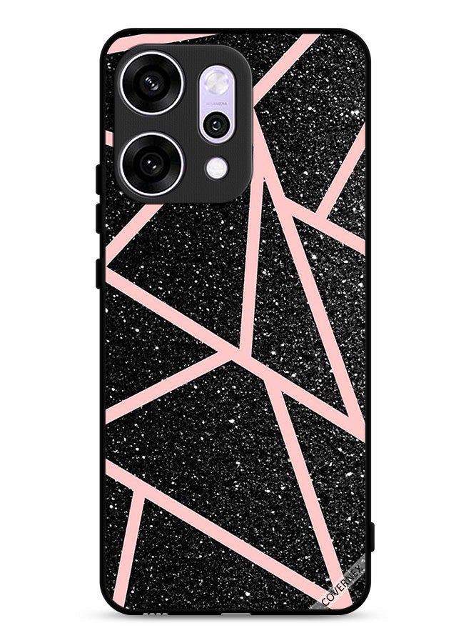 Covernex Oppo Reno14 Protective Case Cover Glitters & Paths Pattern - Image 1