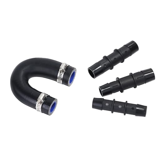 KDP 3-ply Reinforced Silicone Engine Heater Core Bypass Kit with 5/8" 3/4" PA66-GF33 Hose Connector Universal Fit for Most Common Heater Hoses - Image 2