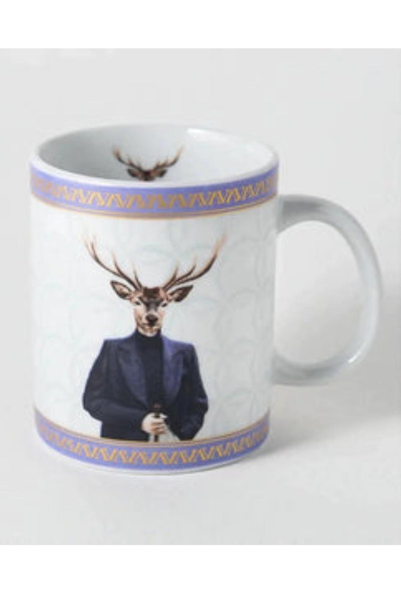 VITELLI DESIGN STUDIO Gentleman Porcelain Coffee Mug - Image 1