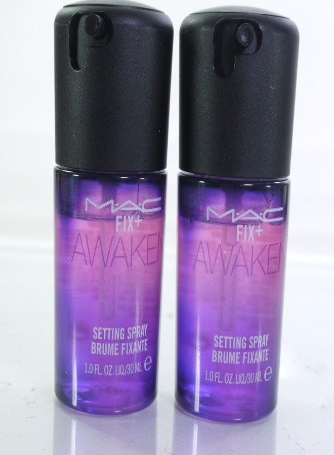 ماك كوزمتيكس بخاخ تثبيت المكياج M·A·C Fix+ Awaken – حجم صغير 30 مل (رذاذ مرطب ومنشط لتثبيت المكياج) - Image 4