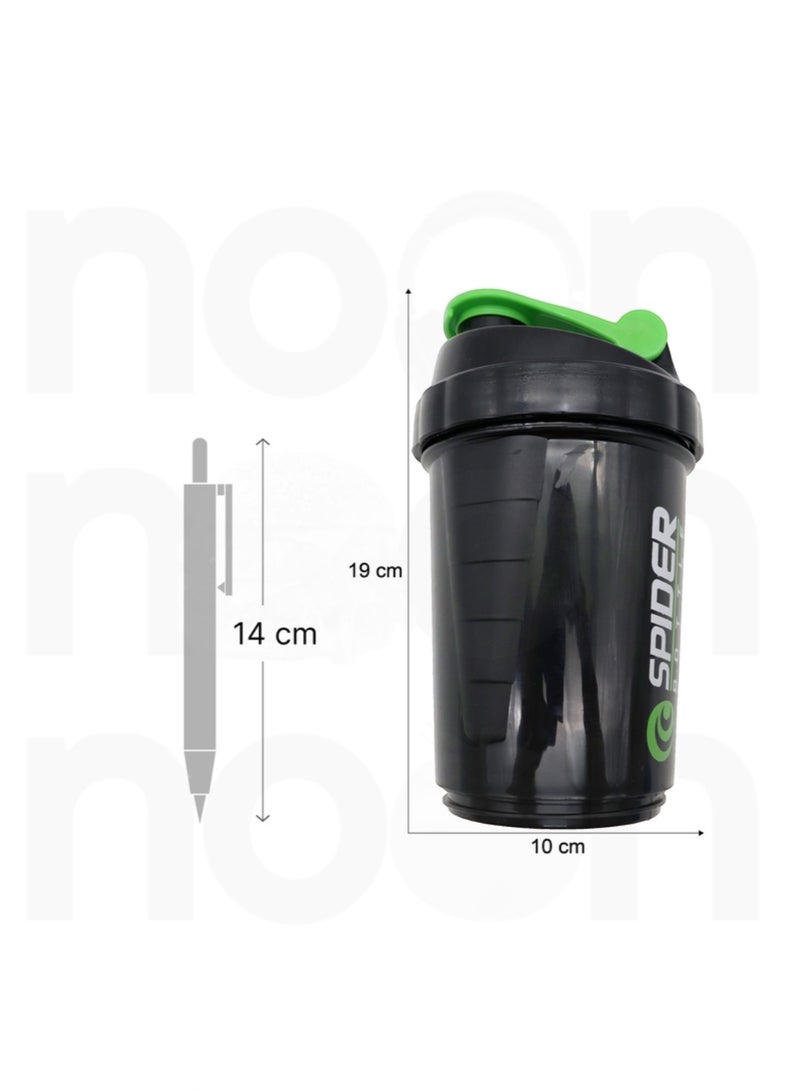SPIDER A protein shaker bottle with a compartment to store the powder - Image 3