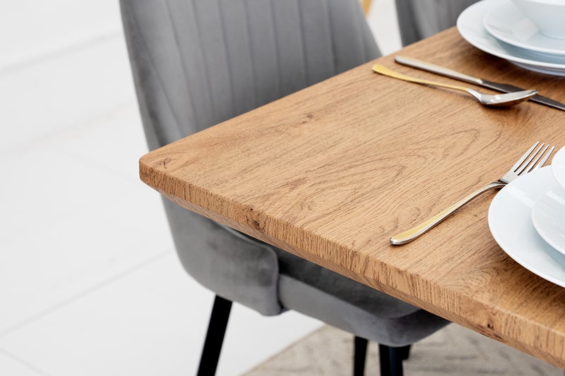 ROYAL FURNITURE Oliver Dining Set Gray 6-Seater - Image 3