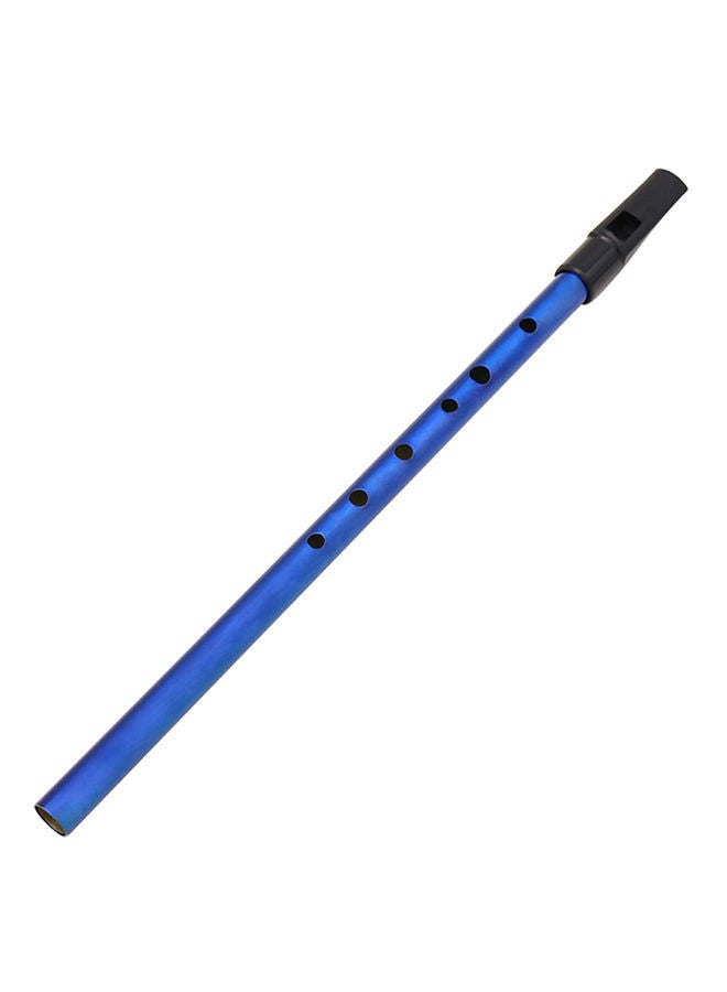 NIBEMINENT Deluxe Traditional Tin Penny Whistle Brass 6-Holes Wind Instrument Key Of D 30.3x1.2x1.2cm  - Image 1