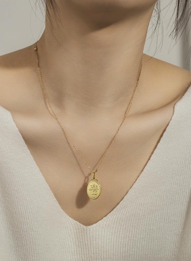 يوفينغ قلادة يوفينغ بتصميم شجرة الحياة العائلية، تتسع للصور، هدية مثالية للنساء - Image 5