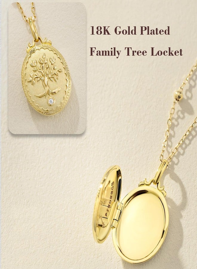 يوفينغ قلادة يوفينغ بتصميم شجرة الحياة العائلية، تتسع للصور، هدية مثالية للنساء - Image 3