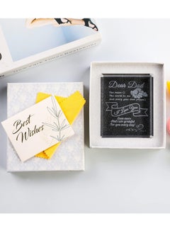 RARELY Dad Birthday Gifts from Daughter and Son Father Day Gift, Unique Personalized Crystal Keepsake Paperweight  - Image 4