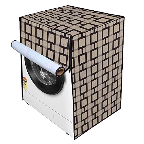 Wings Star Front Load Washing Machine Cover for LG 7 Kg & 7.5Kg (60cmsX53cmsX86cms) | Waterproof & Dust-Proof Front Load Washing Machine Cover For LG | Washing Machin Cover, KUM12 - Image 1