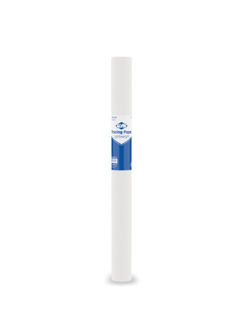 ALVIN 55WB Lightweight Tracing Paper Roll White Suitable with Ink Charcoal Felt Tip Pen for Sketching or Detailing  14 Inches 20 Yards 1inch Core