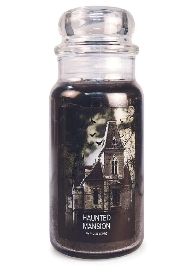 Village Candle Village Candle Haunted Mansion Large Glass Apothecary Jar Scented Candle, 21.25 oz - Image 4