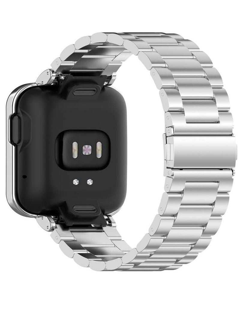 Braleto Compatible with Xiaomi Mi Watch 2 Lite/Redmi Watch 2 lite, Metal Stainless Steel Adjustable Replacement Strap with Xiaomi Mi Mi Watch 2 Lite - Image 2
