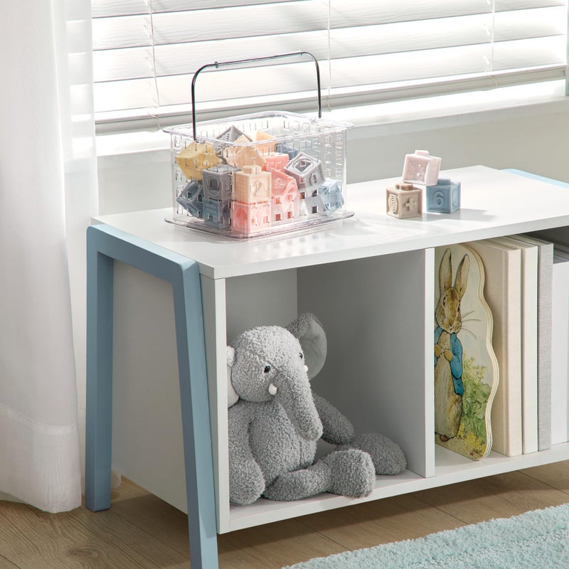 iDesign Small Clear Shower Caddy with Handle, Portable Shower Organizer for Dorm or Bathroom - Image 3