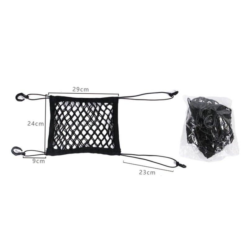 Black Isolation Net Portable Dog Car Barrier for Safety Mesh Design - Image 3