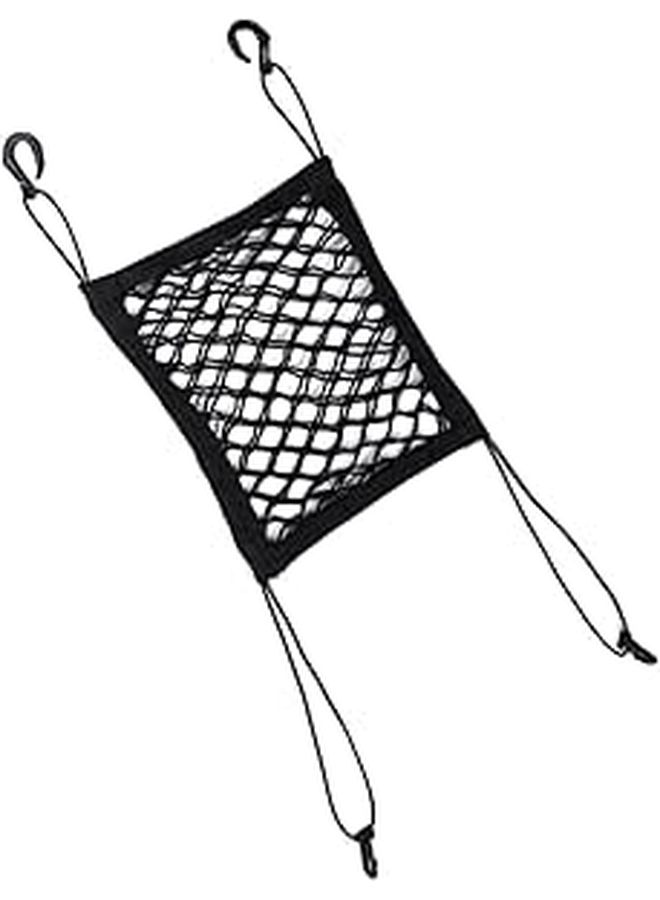 Black Isolation Net Portable Dog Car Barrier for Safety Mesh Design - Image 1