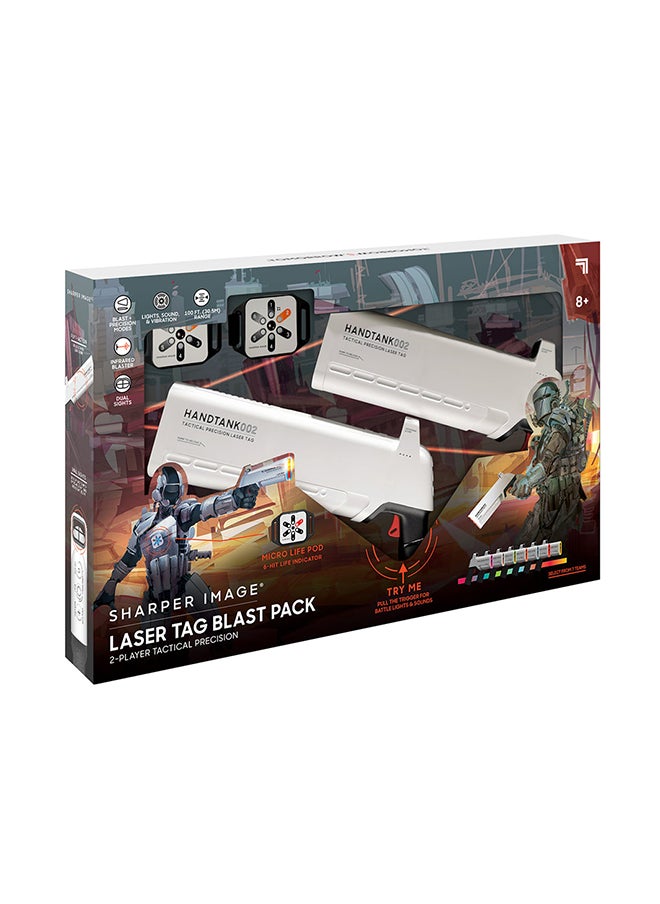 Sharper Image - Sharper Image Laser Tag Blast Pack 2 Player Laser Rifles Includes 2 Micro Damage Sensors - Image 1