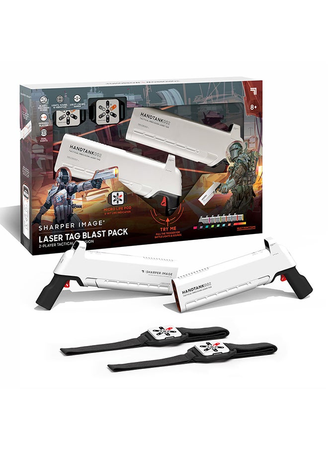 Sharper Image - Sharper Image Laser Tag Blast Pack 2 Player Laser Rifles Includes 2 Micro Damage Sensors - Image 1