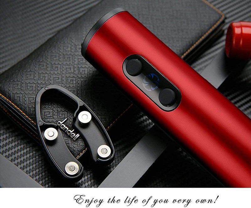 LOMESH LOMESH Electric Wine Bottle Opener Automatic Wine Opener Corkscrew with Foil Cutter Reusable Wine Opener Gift for Waiter Women in Home Kitchen Party Bar Outdoor  - Image 2