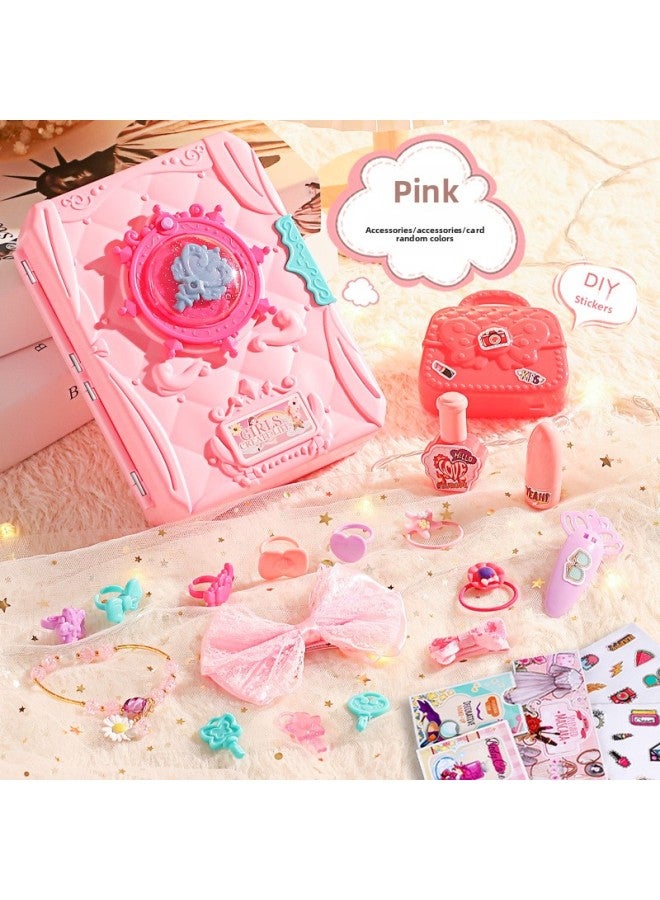Children's Surprise Box Unlocked Magic Book Set Girl's Jewelry Treasure Box Unlocked Storage Box Play Home Toys