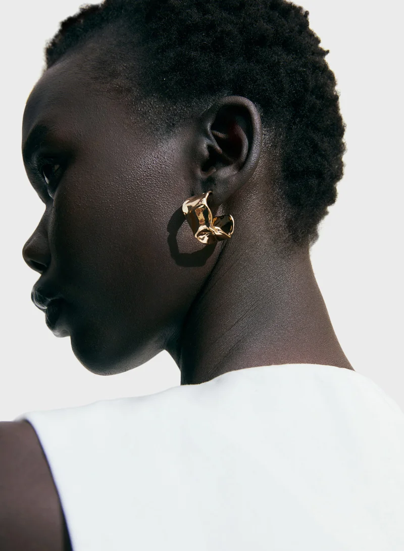 مانجو Twisted Hoop Earrings