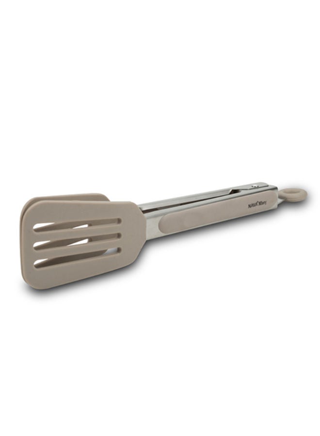 NAVA Silicone Food Tongs "Misty" -Beige - Image 3