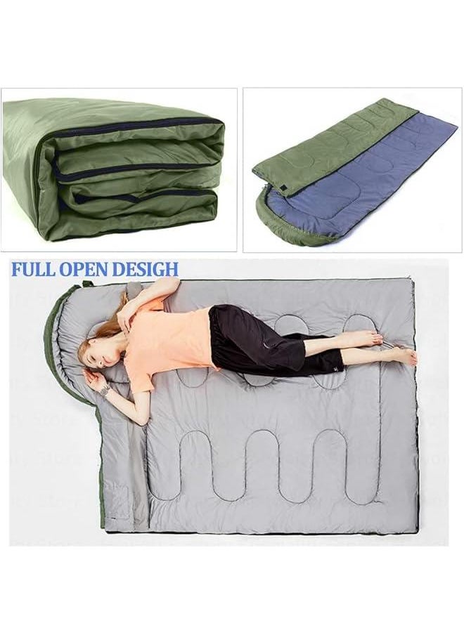 HOOKOR Sleeping Bag, Lightweight 3 Season Weather Sleep Bags for Kids Adults Girls Women, Microfiber Filled Compact Design for Backpacking/Hiking/Camping/Mountaineering  - Image 4