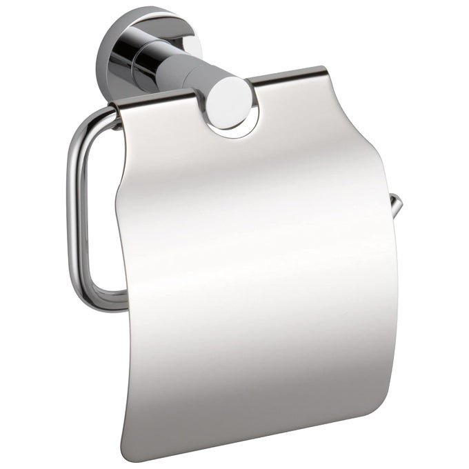 TOILET PAPER HOLDER WITH COVER IAO20150 CHROME SMALL