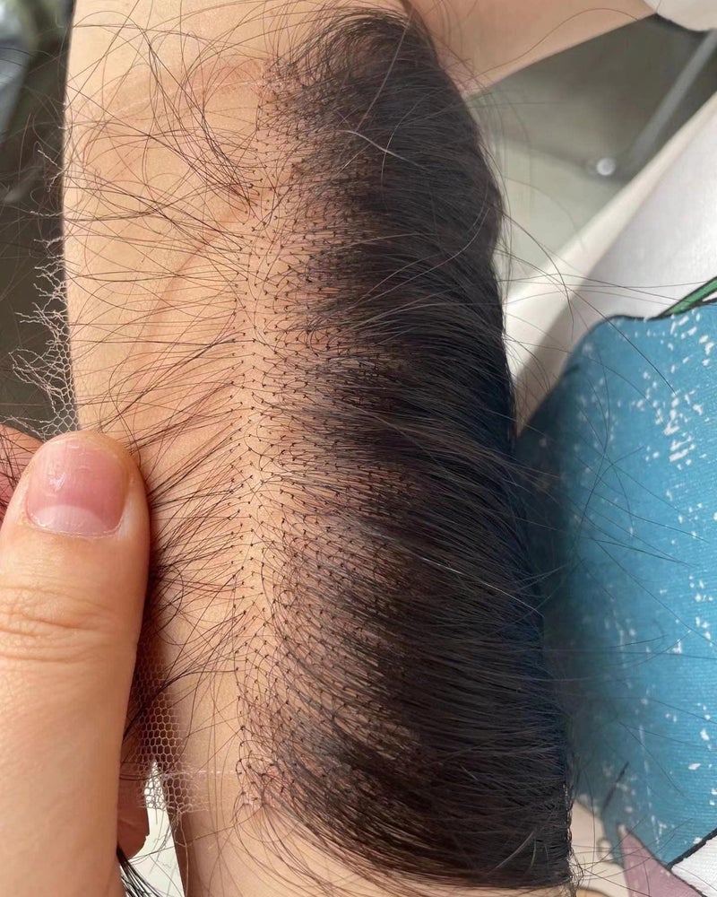 BEEOS 5x5 Skinlike Real HD Lace Closure Only, Pre-plucked Straight Human Hair Closure 0.10mm Ultra-thin Melted Invisible Swiss Lace Small Single Knot 16 Inch - Image 2