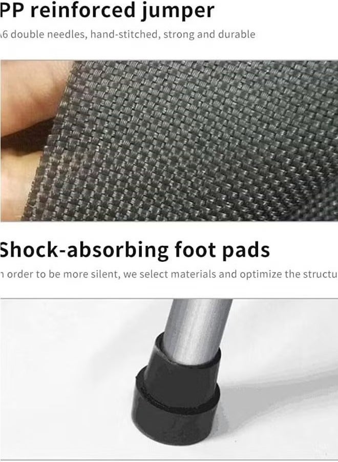 YelaJoy Indoor & Outdoor Trampoline With Safety Net Basketball Hoop Fitness Rebounder Trampoline For Kids Boys and Girls Birthday Gift - Image 4