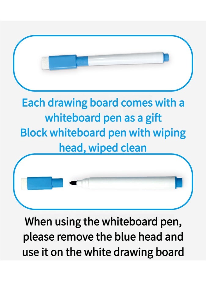 Arabic English Bilingual Drawing Board for Kids 0-6 Years, 35x28.5cm Wall-Mounted Sound Talking Board with Whiteboard Marker Gift - Image 4