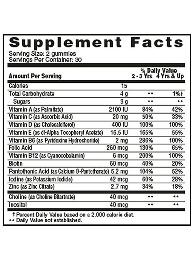 LEONAS Multi Vitamin Gummy - 60 Pieces - Image 2